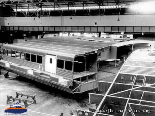SRN4 stretched to Mark 3 - SUPER 4 in 1978-9 -   (submitted by The <a href='http://www.hovercraft-museum.org/' target='_blank'>Hovercraft Museum Trust</a>).